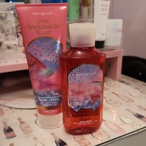 Bath And Body Works Pink Watermelon Blast Duo